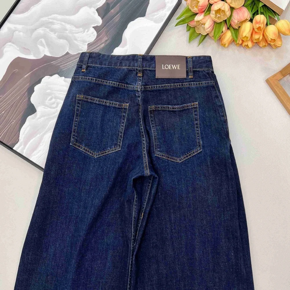 Loewe Women's Blue Loose-Fit Jeans - Picture 8 of 8